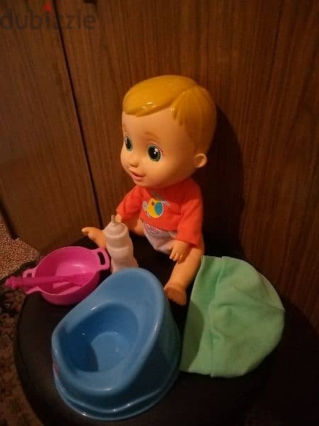 IMC BABY BOY NICK PEQUES PiPi Emotions Voices Toy Drinks+Potty+bottle 6