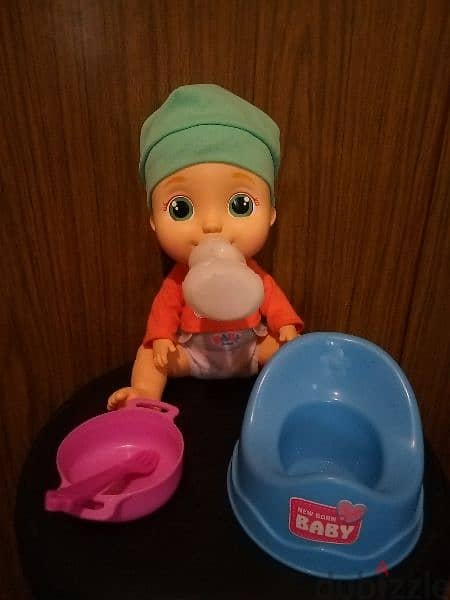 IMC BABY BOY NICK PEQUES PiPi Emotions Voices Toy Drinks+Potty+bottle 8