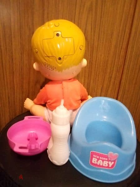 IMC BABY BOY NICK PEQUES PiPi Emotions Voices Toy Drinks+Potty+bottle 7