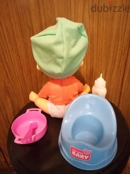 IMC BABY BOY NICK PEQUES PiPi Emotions Voices Toy Drinks+Potty+bottle 4