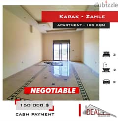 Apartment for sale in karak zahle 185 SQM REF#AB16002 0