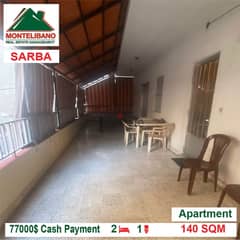 77,000$ Cash Payment!!! Apartment for sale in Sarba!!