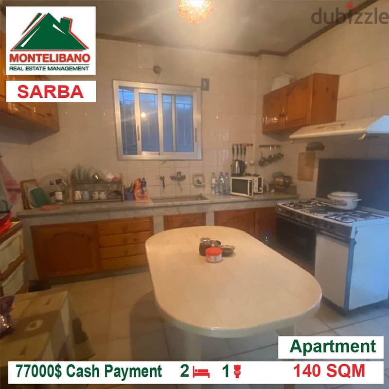 77,000$ Cash Payment!!! Apartment for sale in Sarba!! 3