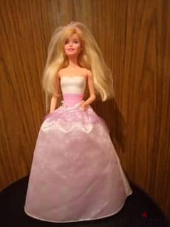 WEDDING DAY Barbie Mattel as new doll 1999 in bridel skirt +shoes=18$