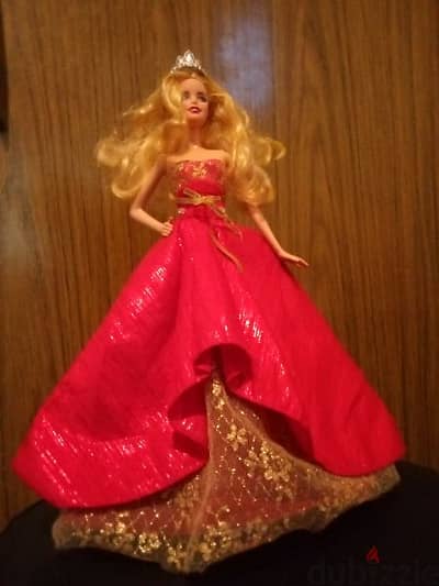 HOLIDAY Barbie Mattel 2018 dressed as new doll Curly hair muse body=26