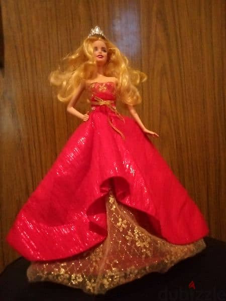 HOLIDAY Barbie Mattel 2018 dressed as new doll Curly hair muse body=18 5
