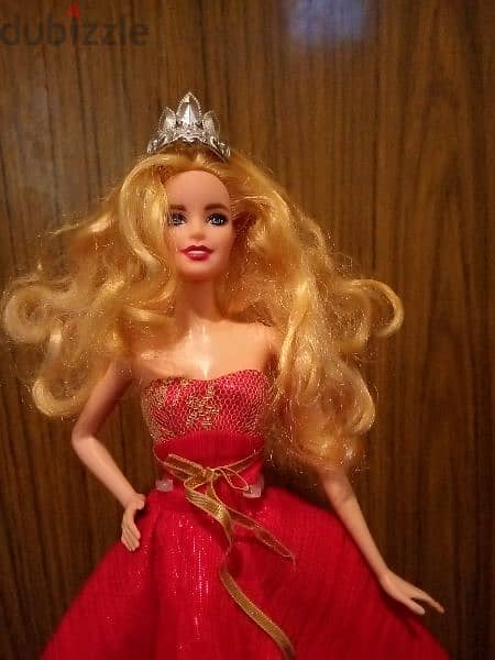 HOLIDAY Barbie Mattel 2018 dressed as new doll Curly hair muse body=18 1