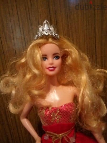 HOLIDAY Barbie Mattel 2018 dressed as new doll Curly hair muse body=18 4