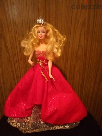 HOLIDAY Barbie Mattel 2018 dressed as new doll Curly hair muse body=20