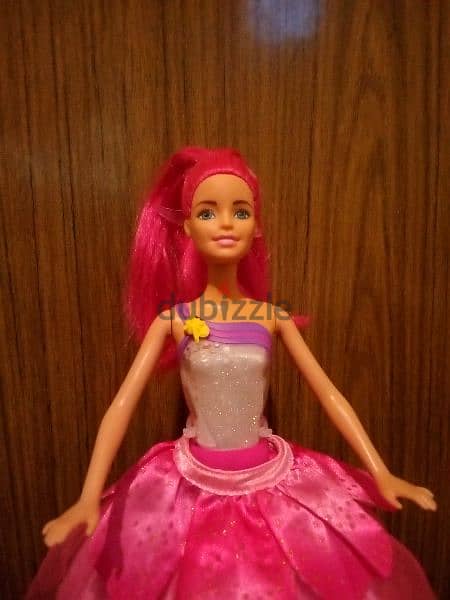 DREAMTOPIA RAINBOW COVE LIGHT UP PRINCESS Barbie doll+Magic Wind Voice 2