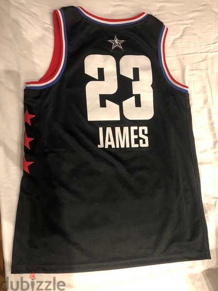 all star lebron 2019 jersey size large original piece 1