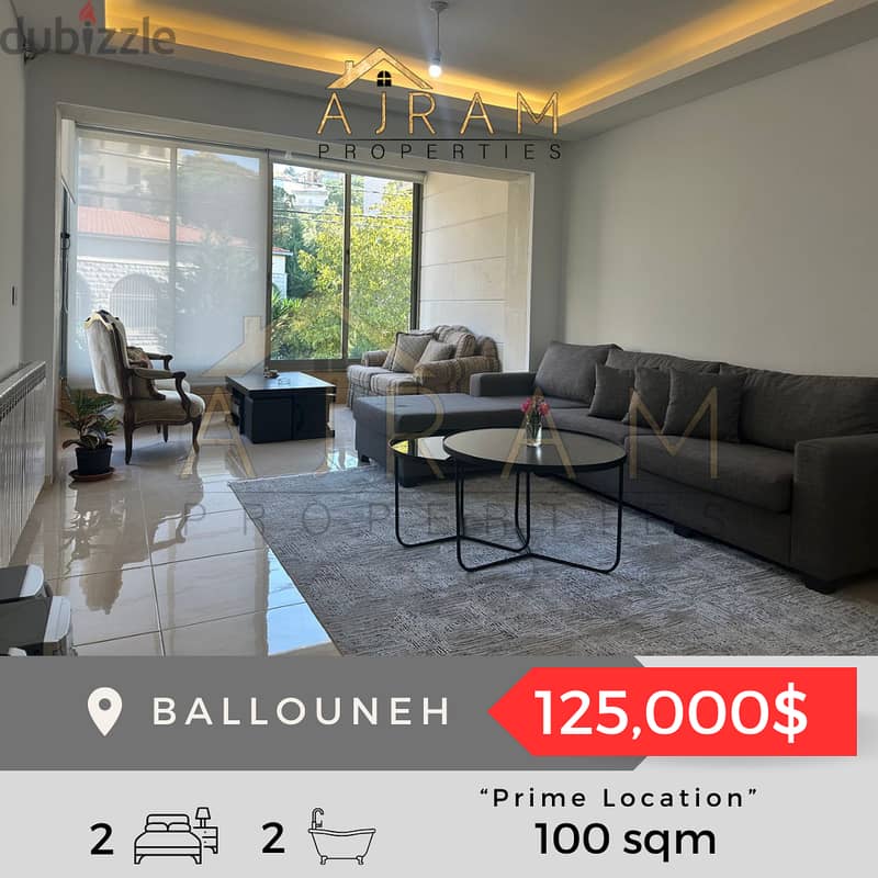 Ballouneh | 100 sqm | Prime Location 1