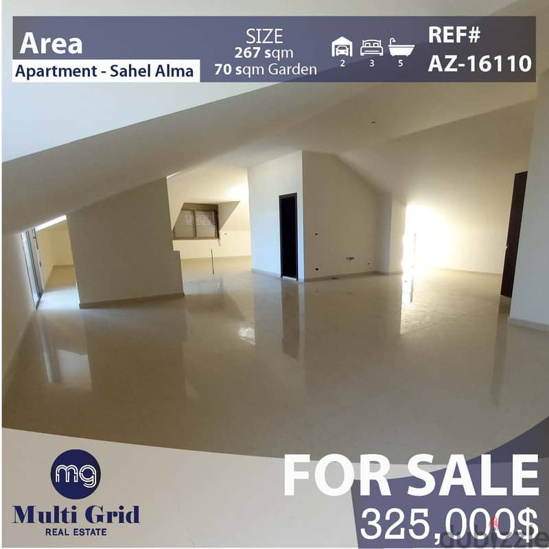 Sahel Alma, Apartment For Sale, 267 m2, شقة للبيع في ساحل علما 1