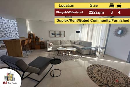 Dbayeh / Waterfront 222m2 | Rent | Duplex | Furnished | Luxury |