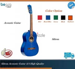 Siltron Acoustic Guitar 4/4 , High Quality,Excellent Finishing.