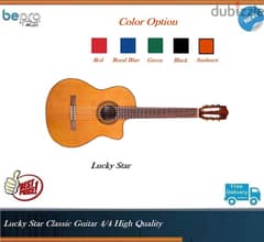 Lucky Star Classic Guitar 4/4 Semi, High Quality,Excellent Finishing.