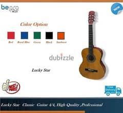 Lucky Star Classic Guitar 4/4, High Quality, Excellent Finishing.