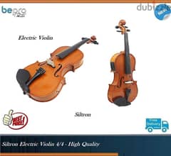 Siltron Electric Acoustic Violin 4/4 , High Quality, electric violin 0