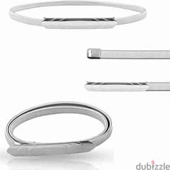 Silver Iron Elastic Belt