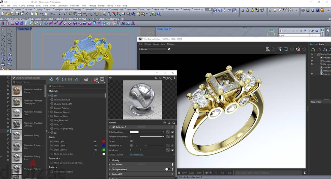 Jewelry Design 3D Modeling Online Live Lesson Courses . 0