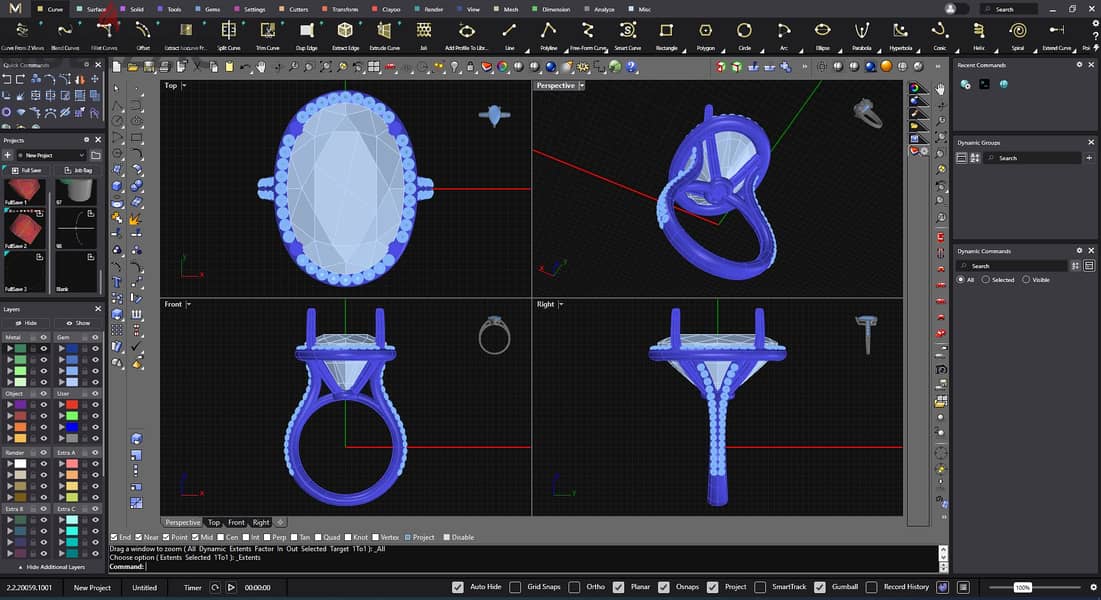 Jewelry Design 3D Modeling Online Live Lesson Courses . 4