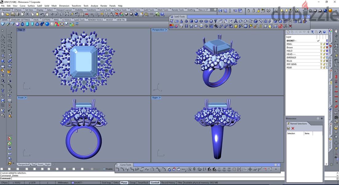 Jewelry Design 3D Modeling Online Live Lesson Courses . 7