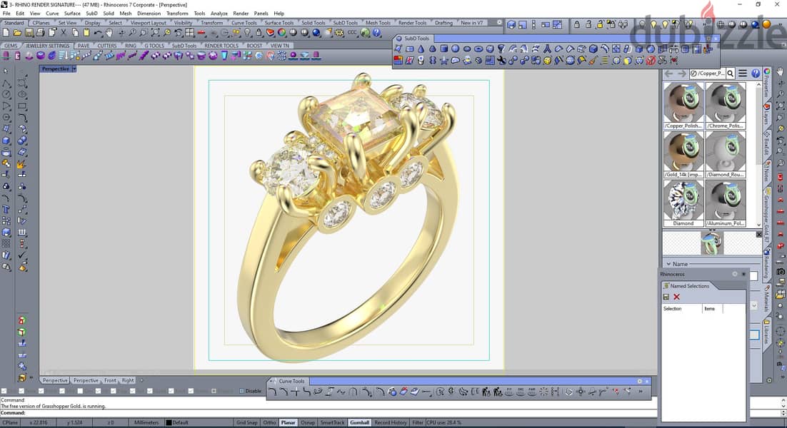 Jewelry Design 3D Modeling Online Live Lesson Courses . 9