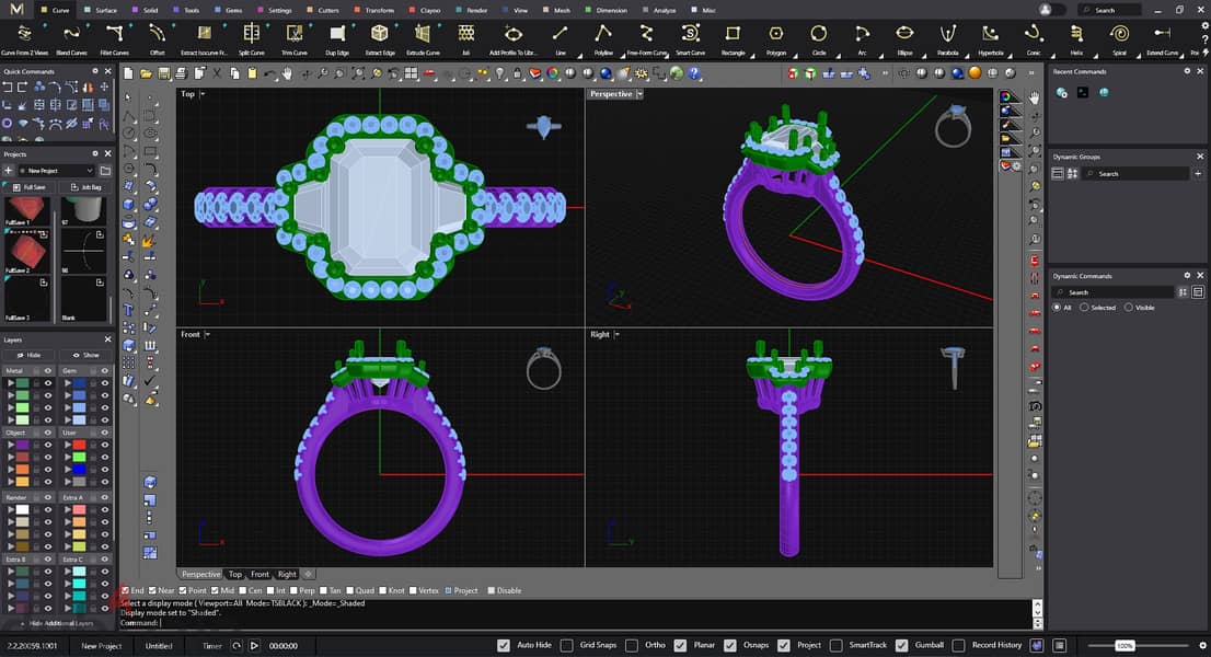 Jewelry Design 3D Modeling Online Live Lesson Courses . 10