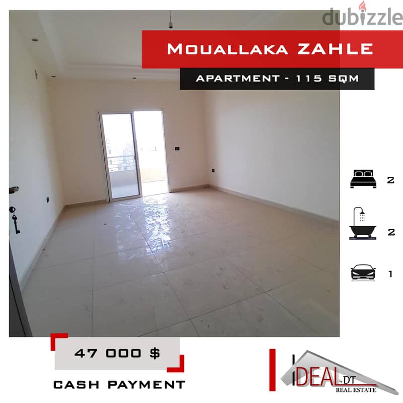 Apartment for sale in Mouallaka Zahle 115 SQM REF#AB16005 0