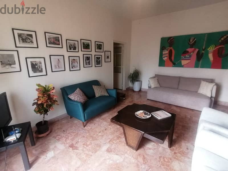 Achrafieh fully furnished 120 sqm roof 24 hours electricity. Ref# 2476 1