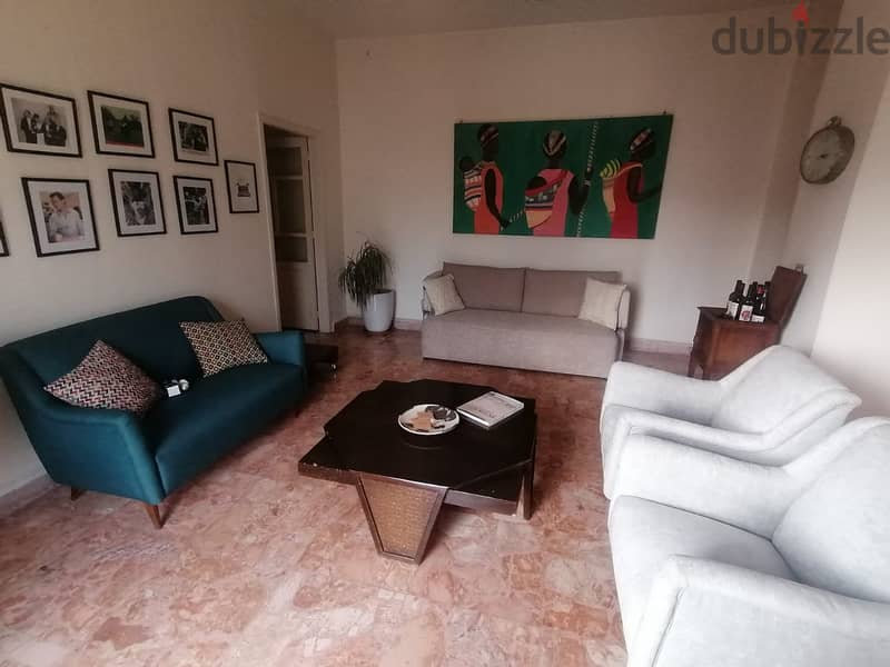 Achrafieh fully furnished 120 sqm roof 24 hours electricity. Ref# 2476 4