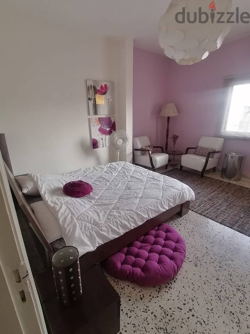 Achrafieh fully furnished 120 sqm roof 24 hours electricity. Ref# 2476 2