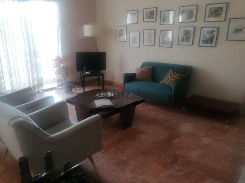 Achrafieh fully furnished 120 sqm roof 24 hours electricity. Ref# 2476 5