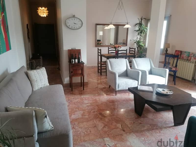Achrafieh fully furnished 120 sqm roof 24 hours electricity. Ref# 2476 9