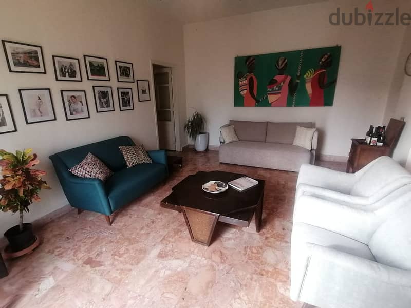 Achrafieh fully furnished 120 sqm roof 24 hours electricity. Ref# 2476 10