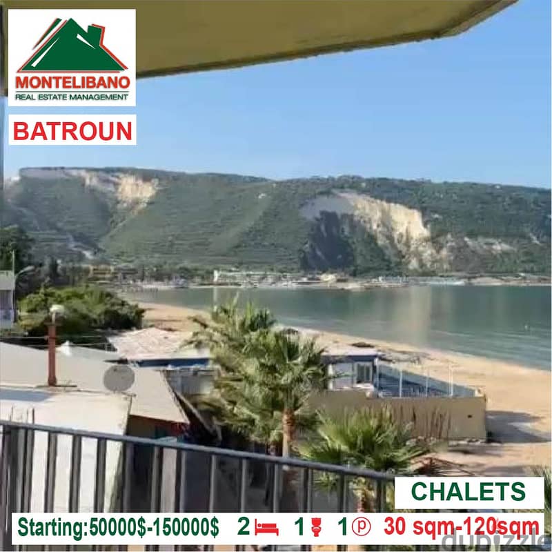 Starting:50000$-150000$ Cash Payment!! Chalets for sale in Batroun!! 0