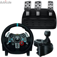 LOGITECH G29 with shifter Driving Force Racing Wheel for PS3 PS4 PS5 0