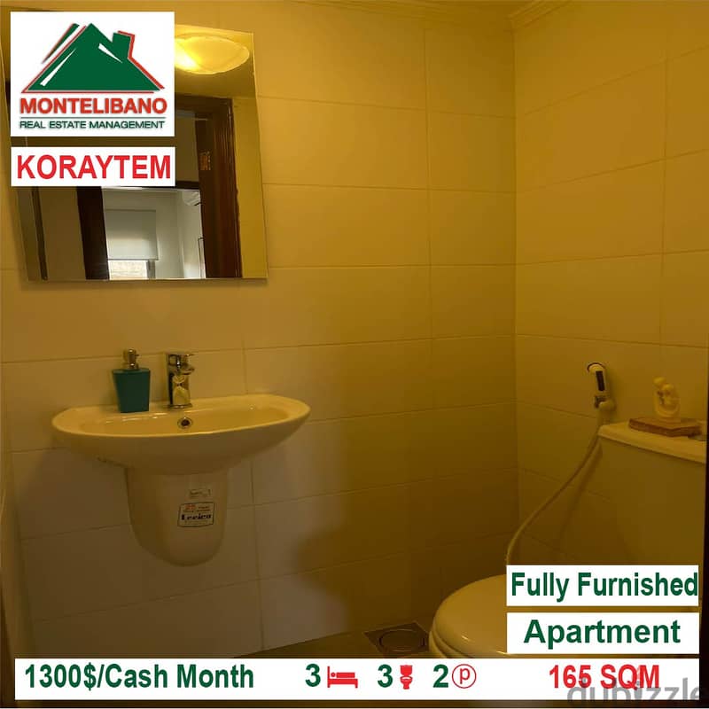 1300$/Cash Month!! Apartment for rent in Koraytem!! 4
