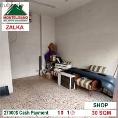 27000$ Cash Payment!! Shop for sale in Zalka!! 0