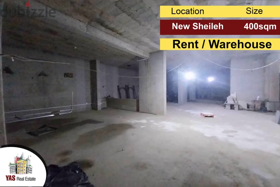 New Sheileh 400m2 | Rent | Warehouse | Great Investment | IV 0