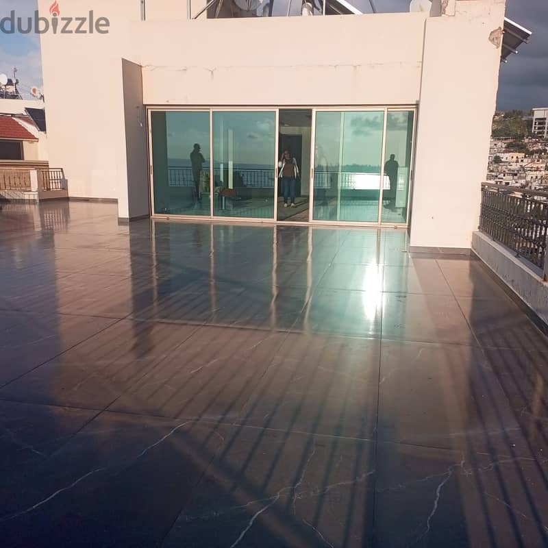 Brand New 153 m2 apartment+150 m2 terrace+open view for sale in Dbaye 1