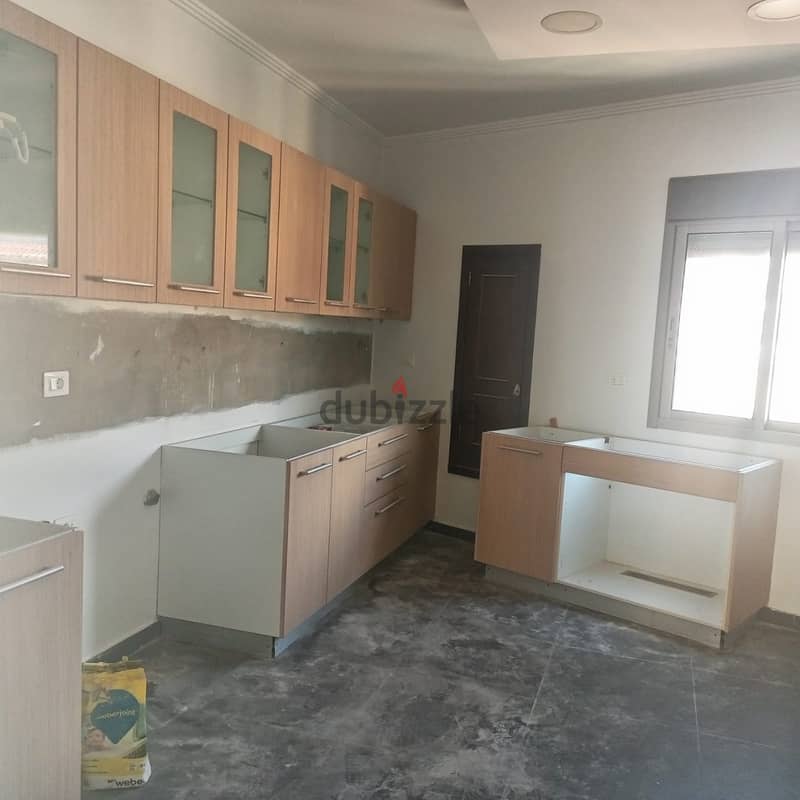 Brand New 153 m2 apartment+150 m2 terrace+open view for sale in Dbaye 4