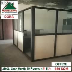 3500$/Cash Month!! Office for rent in Dora!! 0