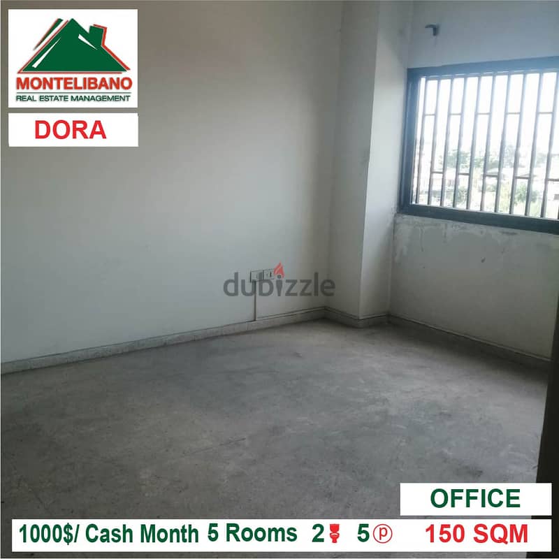 1000$/Cash Month!! Office for rent in Dora!! 0