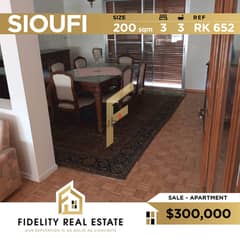 Apartment for sale in Sioufi RK652
