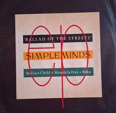 Ballad of the streets SIMPLEMINDS - vinyLP