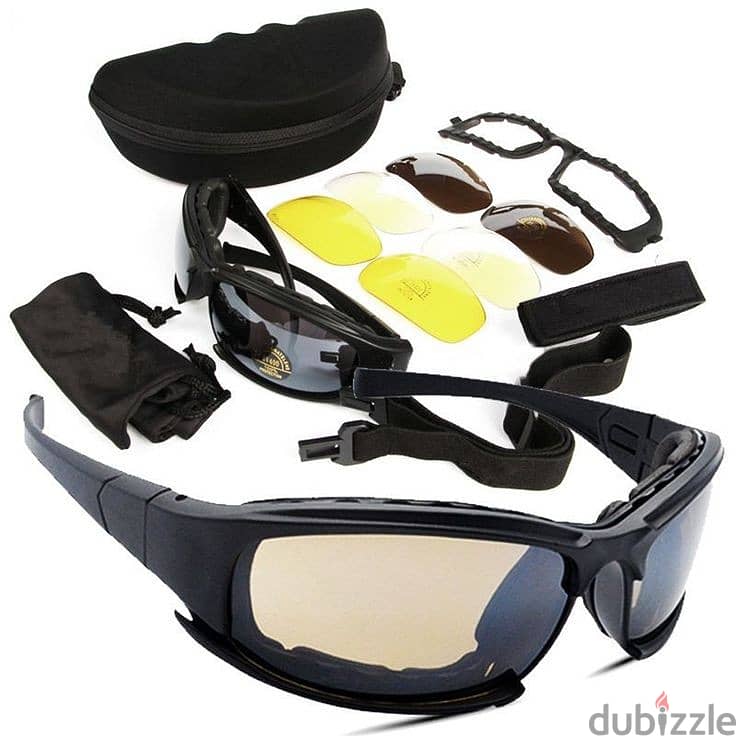 ORIGINAL Daisy X7 polarized sunglasses military Tactical Goggles men 7