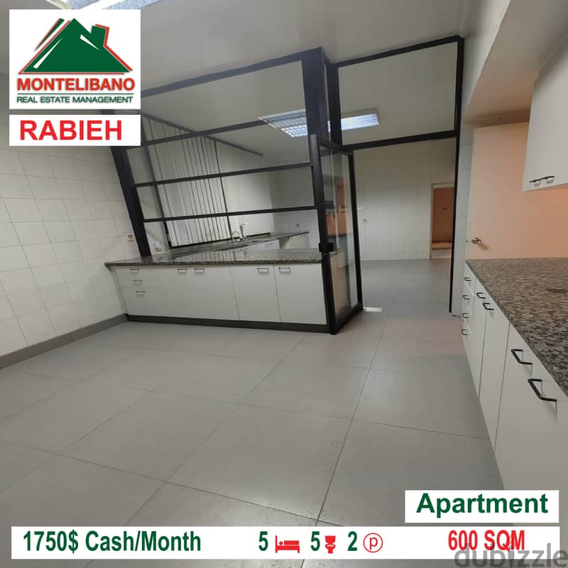 Apartment for rent in RABIEH!!! 0
