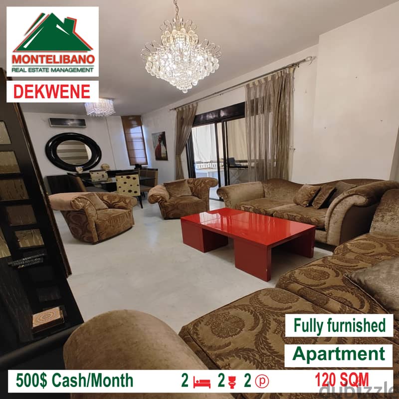 Fully furnished apartment for rent in DEKWANEH !!! 0