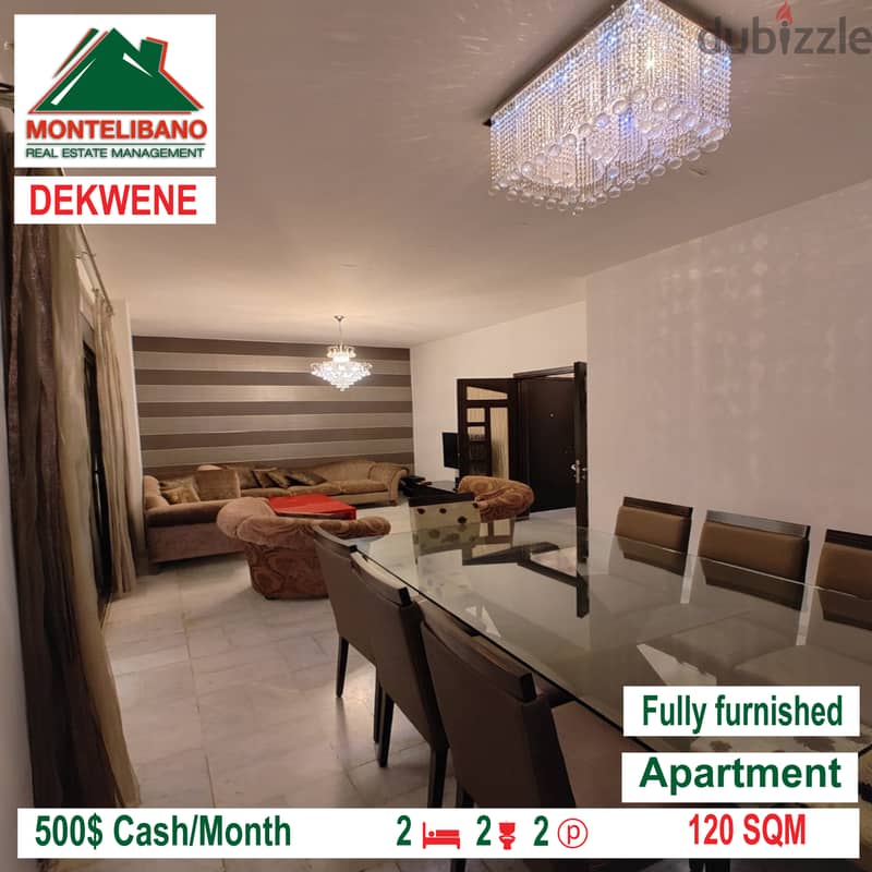 Fully furnished apartment for rent in DEKWANEH !!! 1